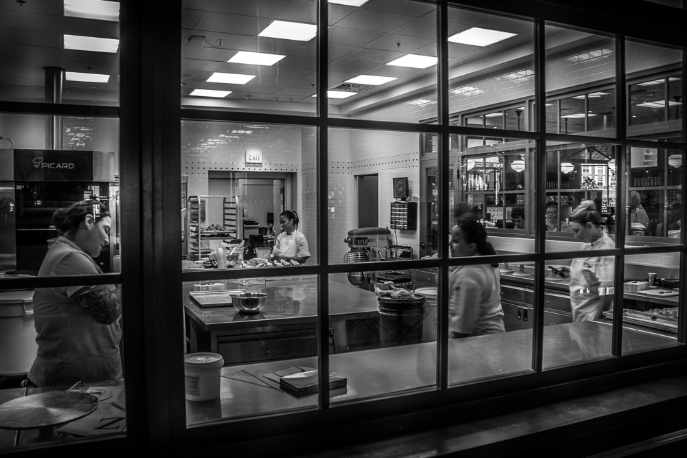 Bakery crowd