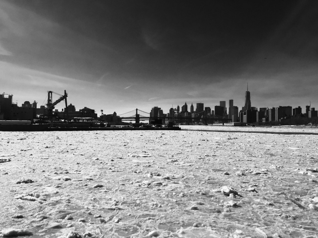 Frozen River Skyline