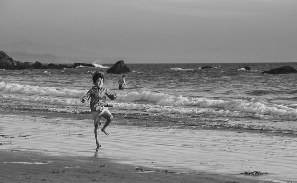 beach runner