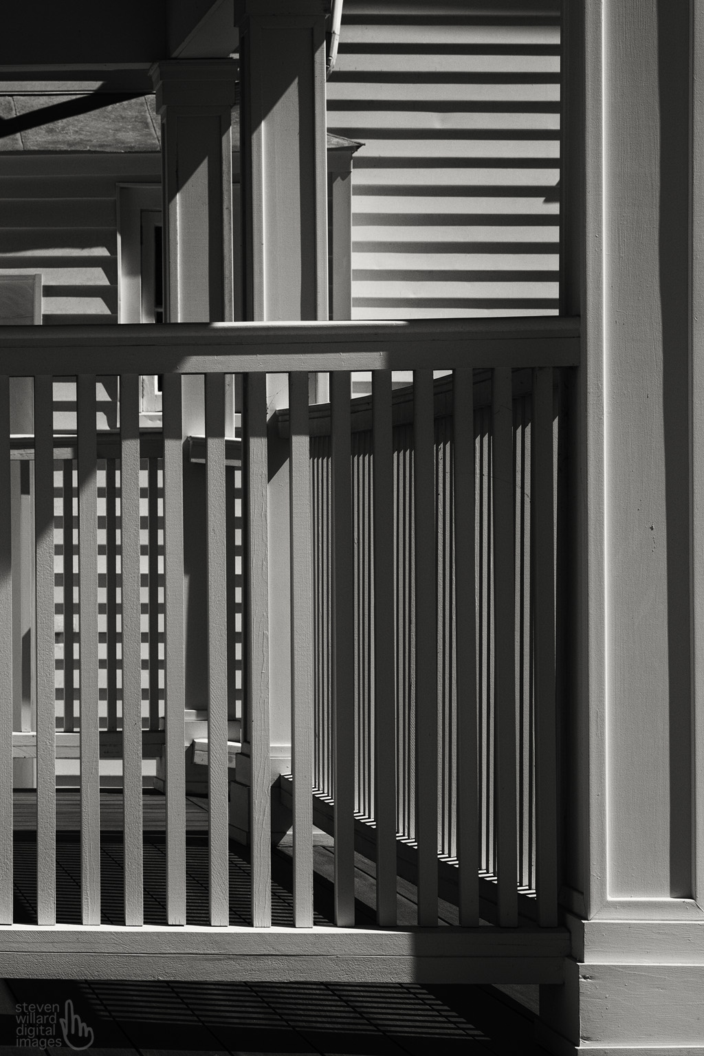 Porch Rail, Washington Depot, Connecticut © Steven Willard