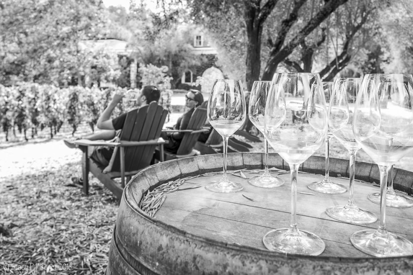 Wine tasting at Spring Mountain Vineyard, Napa Valley, California