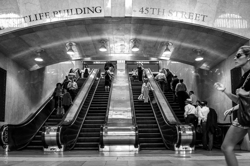 Grand Central Station escalators 45th Street