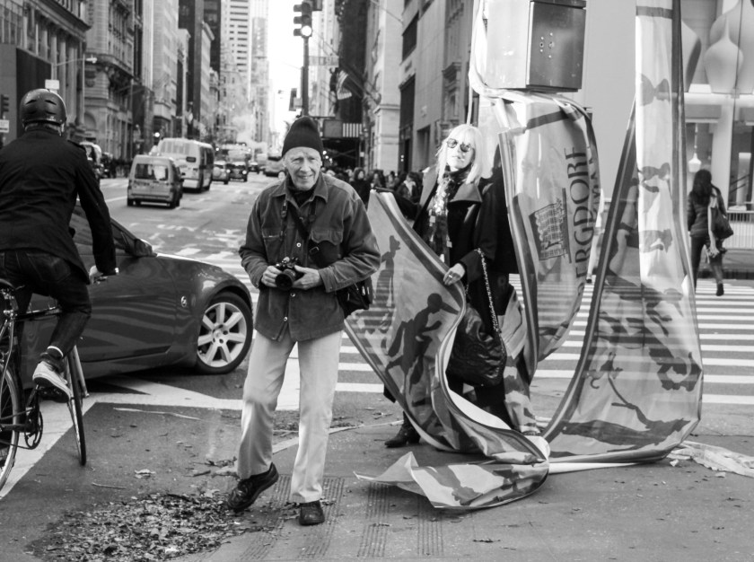 Bill Cunningham at work