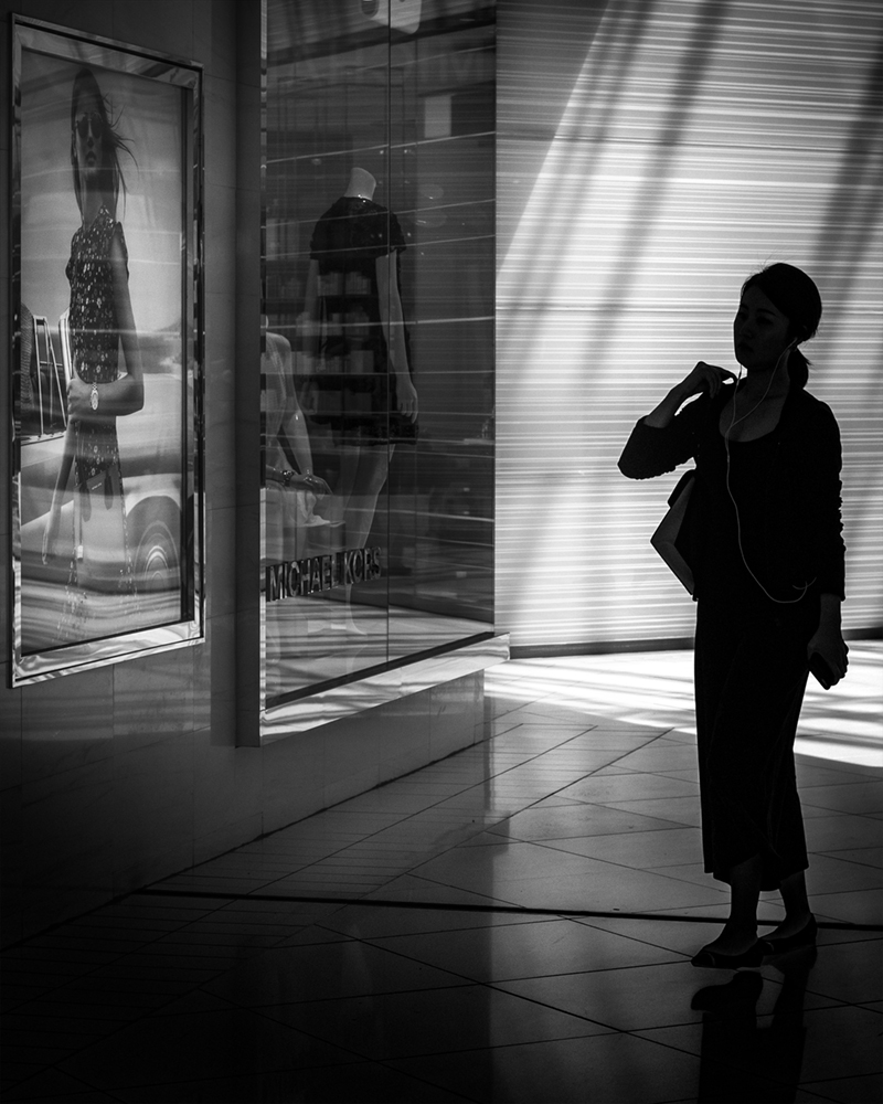 woman in mall