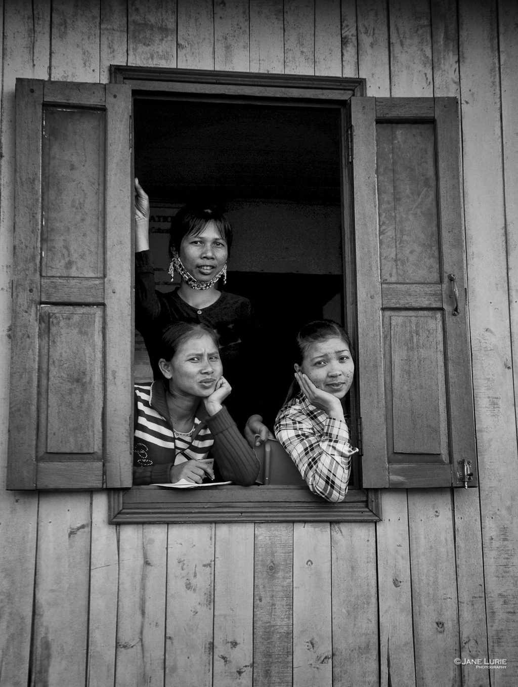 Portrait, Travel, Black and White, Monochrome, SE Asia