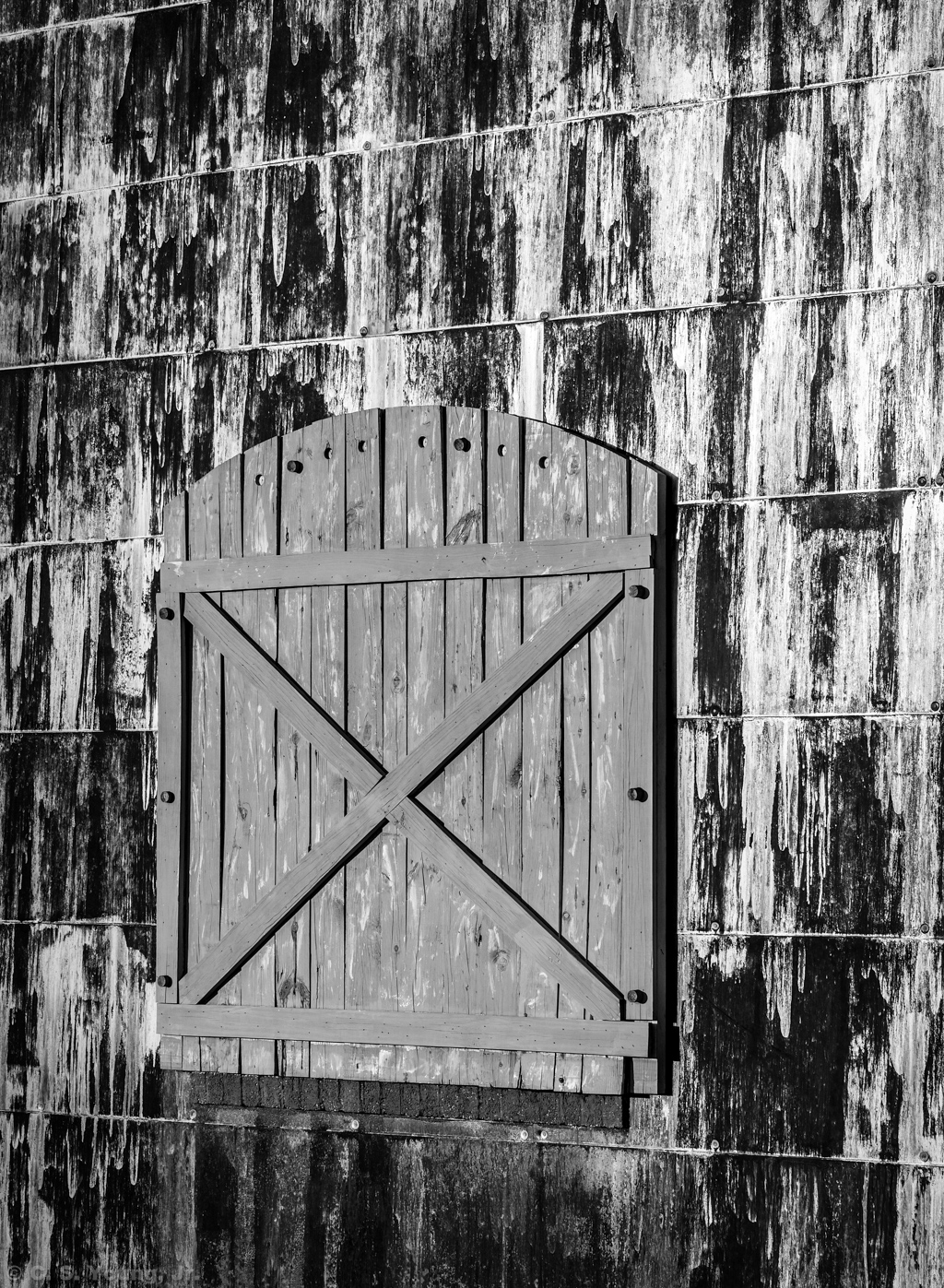 Rust Textured Wall Composition