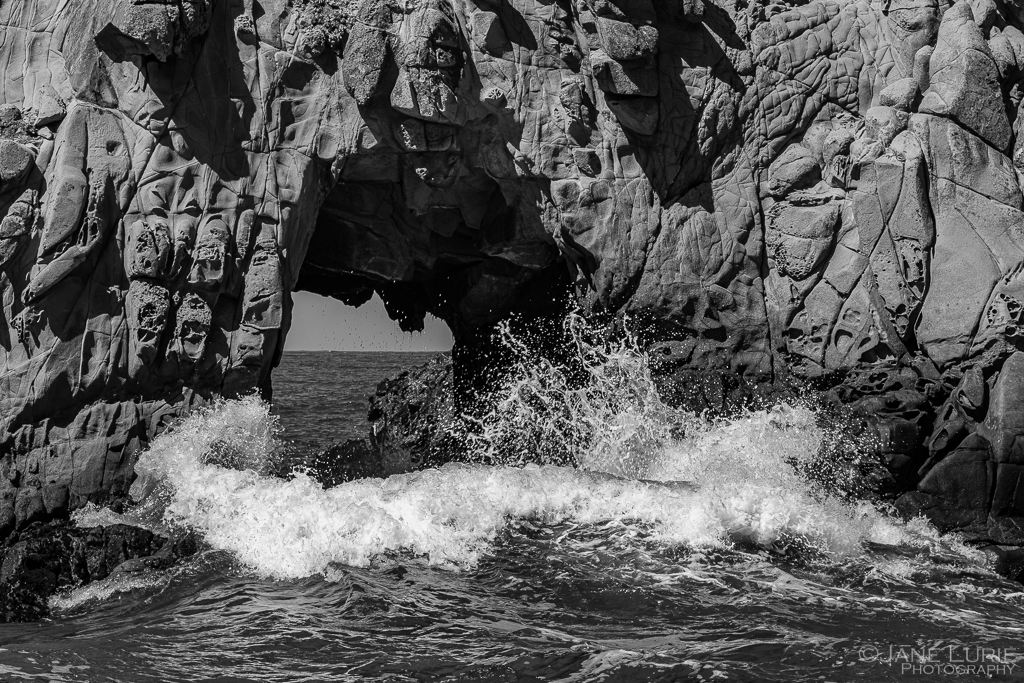 Waves, Beach, California, Big Sur, Fujifilm X-T2, Monochrome, Black and White Photography,