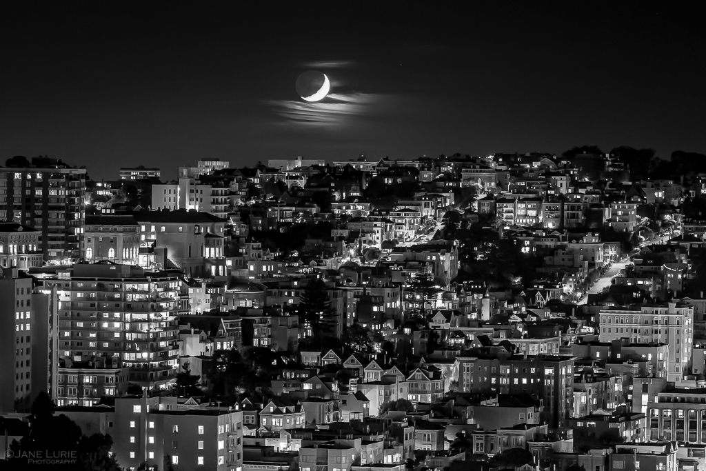 Landscape Photography, Black and White, Photography, San Francisco, City, Nightscape, Monochrome, 