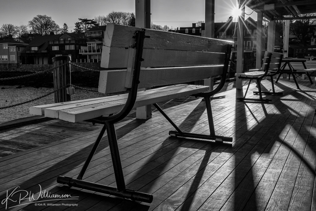 Benches and sun