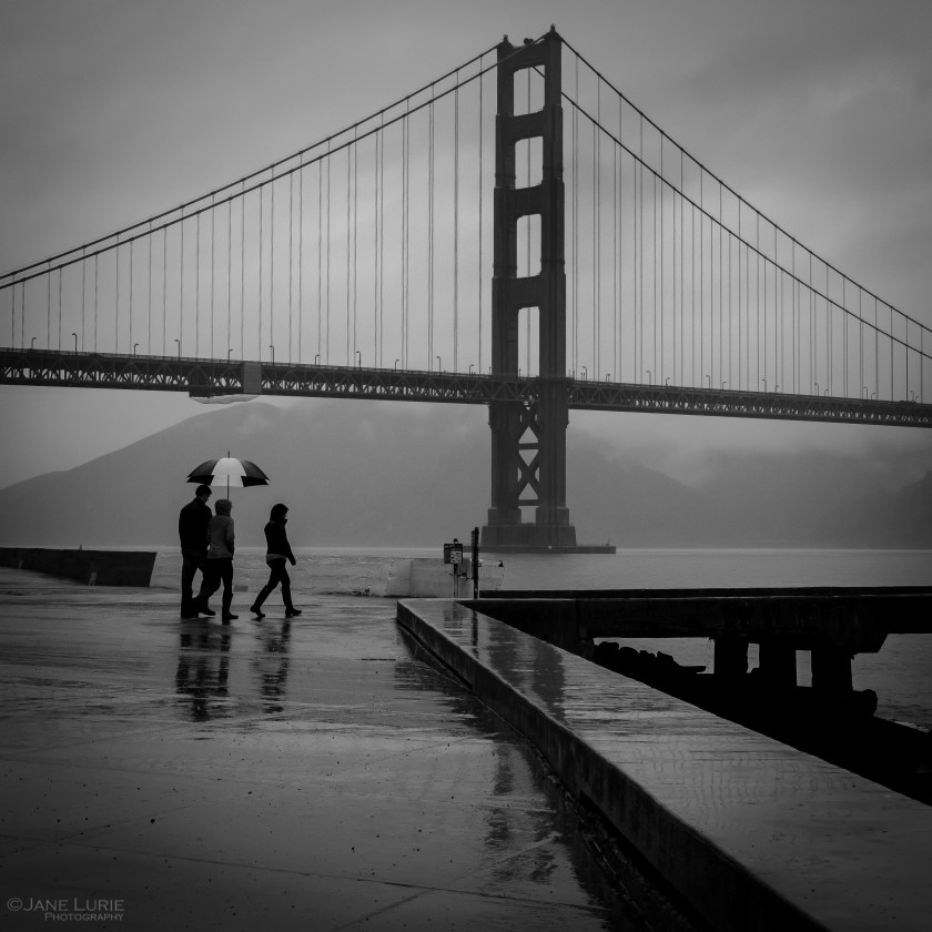 Rainy Day Walk, San Francisco