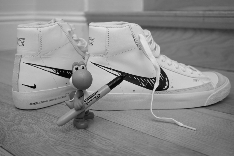 yoshi do it bw small