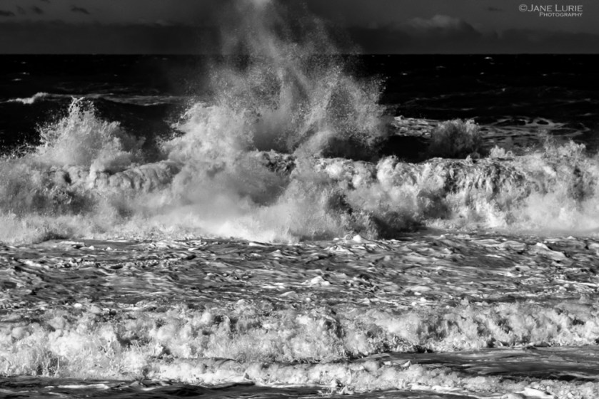 Landscape, Monochrome, Monochromia, Jane Lurie, Photography, Black and White, Ocean, Wave