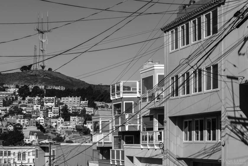 San Francisco, Black and White, Sutro Tower, California, Fujifilm X-T4