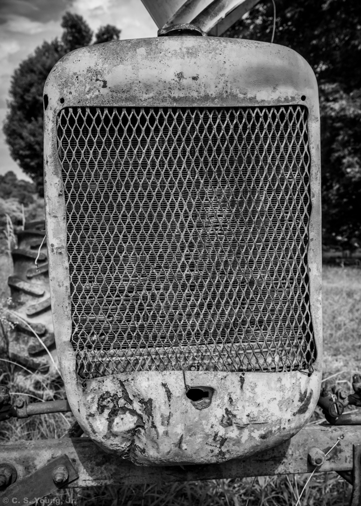 Antique Allis Chalmers Tractor Radiator Detail