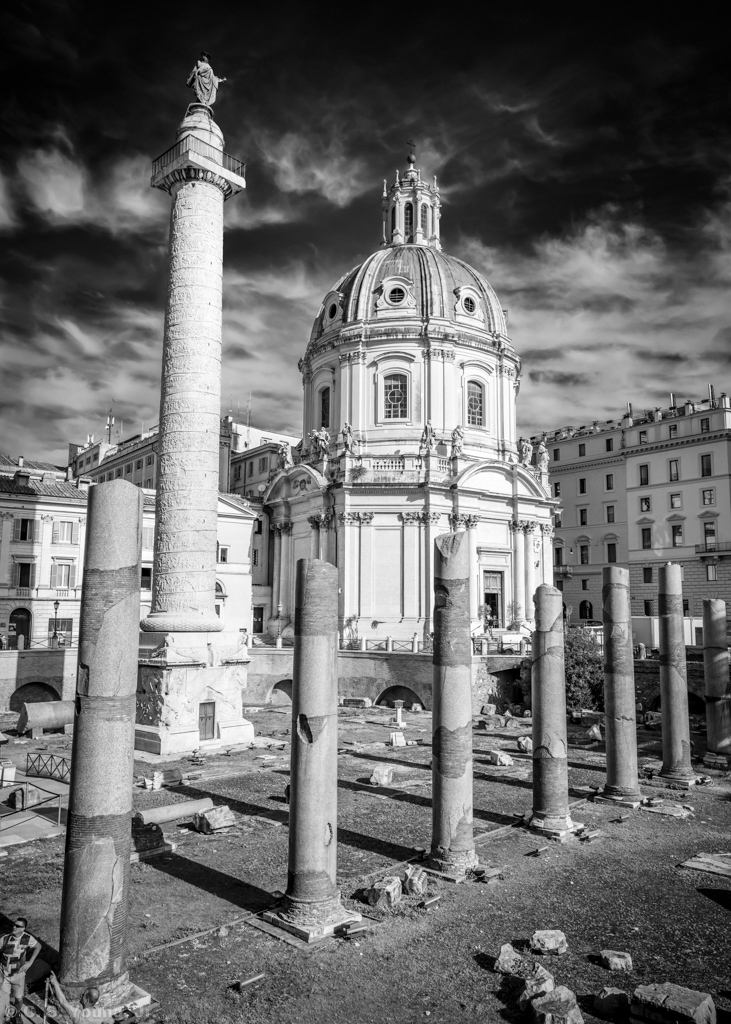 Trajan's Forum and Saint Mary of Loreto Composition