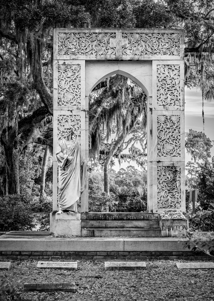 Lawton Monument at Bonaventure Cemetery