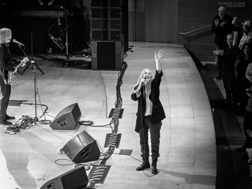 Concert, Patti Smith, Los Angeles, Disney Hall, Jane Lurie, Photography, Black and white, Monochrome