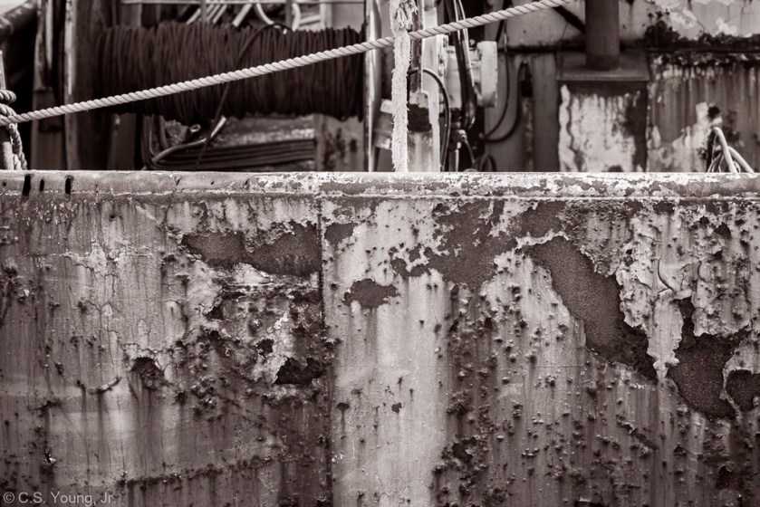 Ísafjörður Harbor Rustic Boat Detail